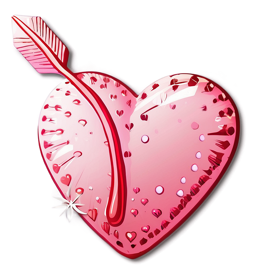 Be My Valentine Arrow Heart Png 72