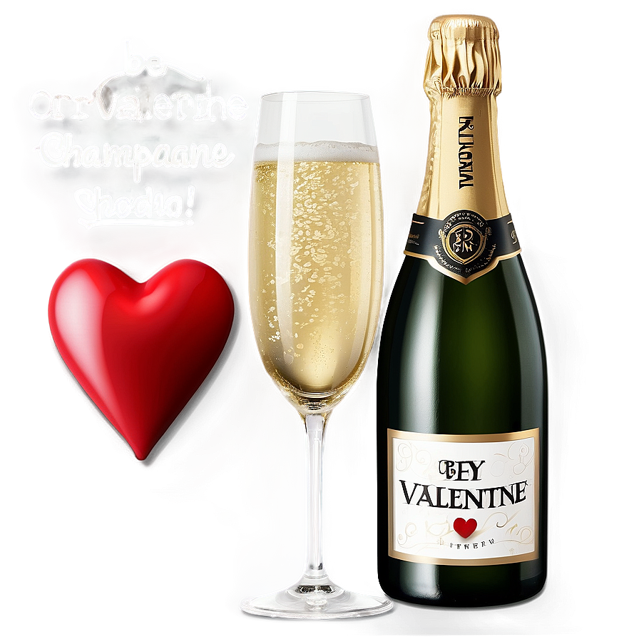 Be My Valentine Champagne Png Ucp50