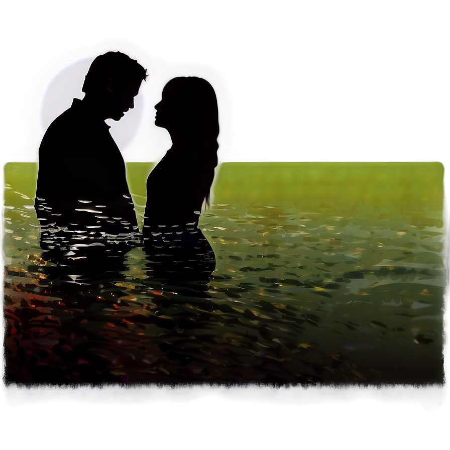 Be My Valentine Couple Silhouette Png Wdu