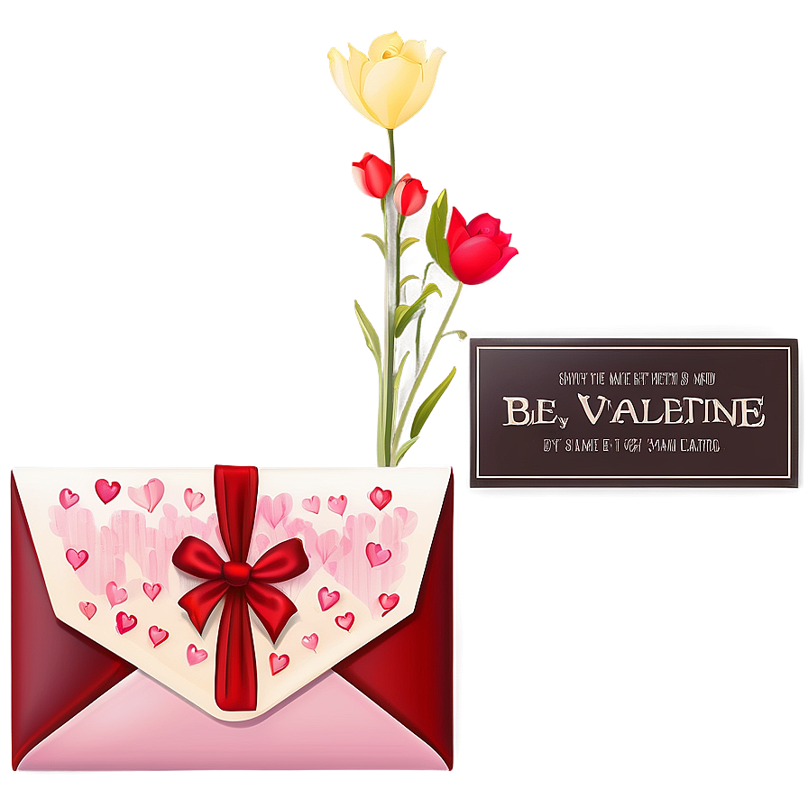 Be My Valentine Envelope Png Jor20