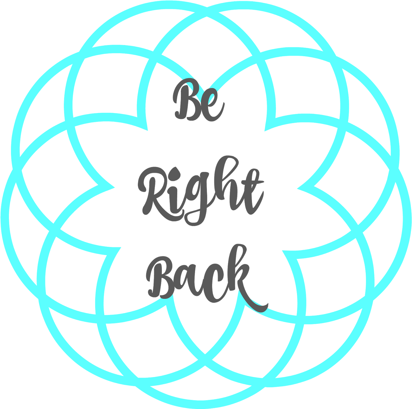 Be Right Back - Right Back Font Transparent, HD Png Download PNG with transparent background