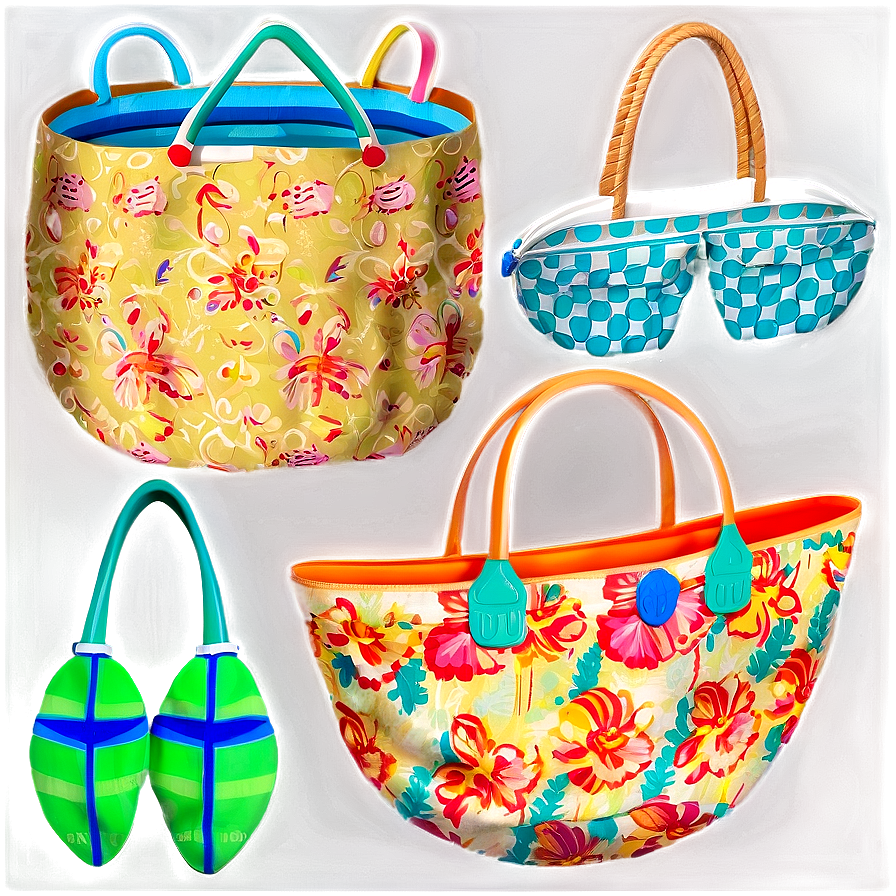 Beach Bag Set Png 52