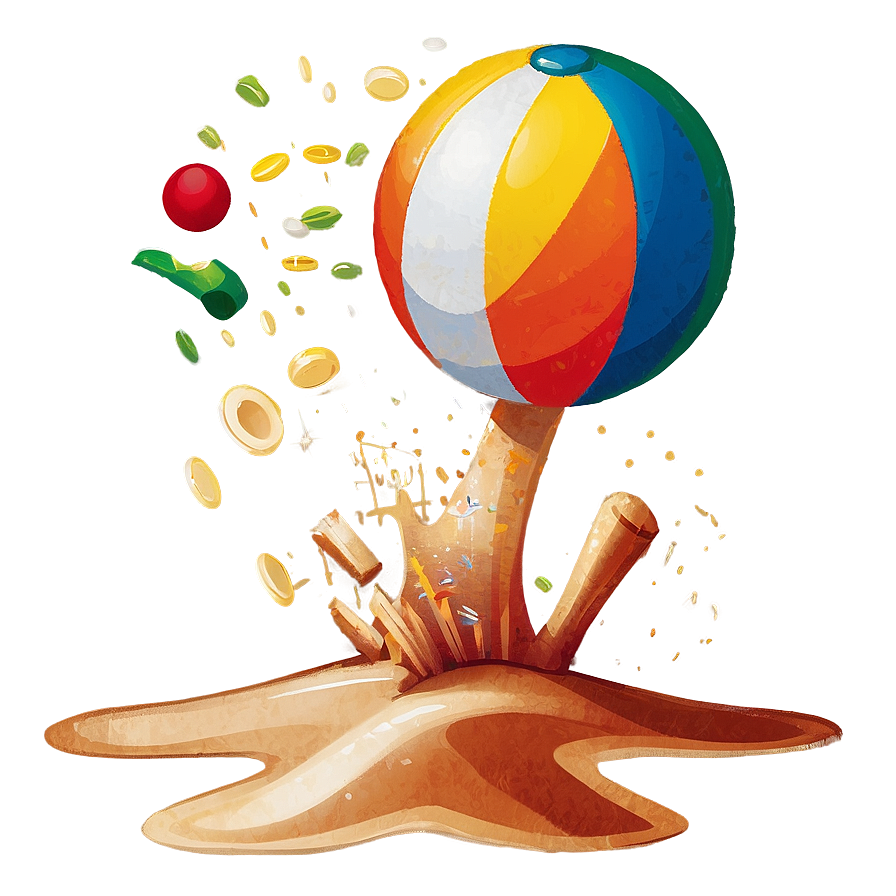 Beach Ball Bounce Png 05242024