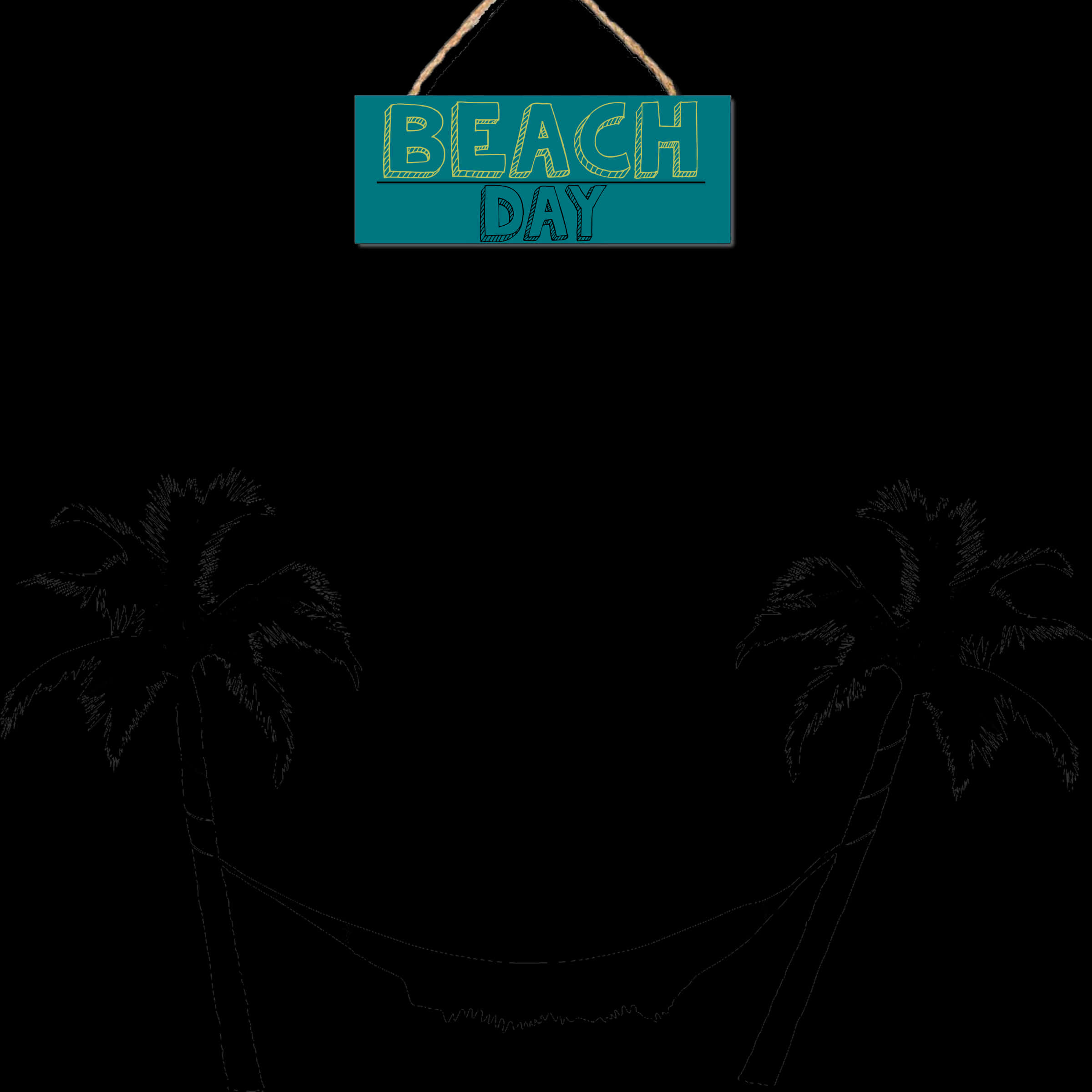 Arecaceae Hammock Tree Clip Art - Palm Trees Png Transparent Black, Png Download PNG with transparent background