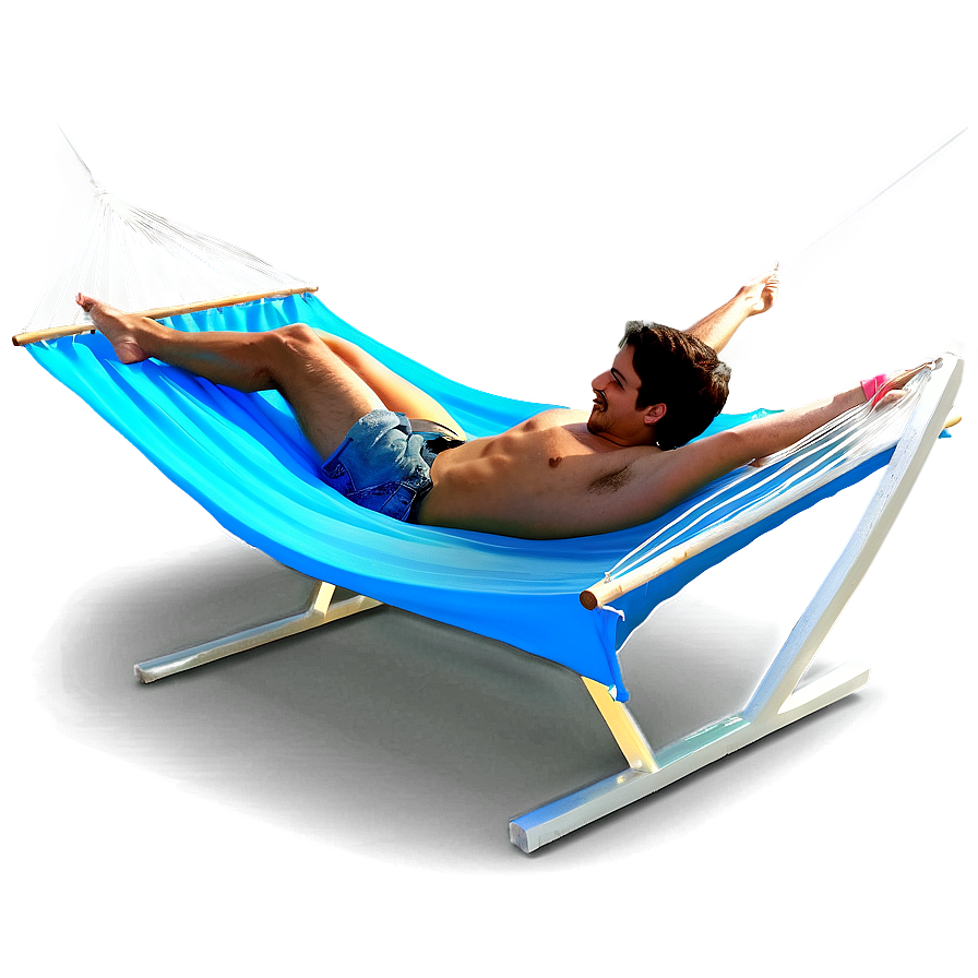 Beach Hammock Relaxation Png Xpi26