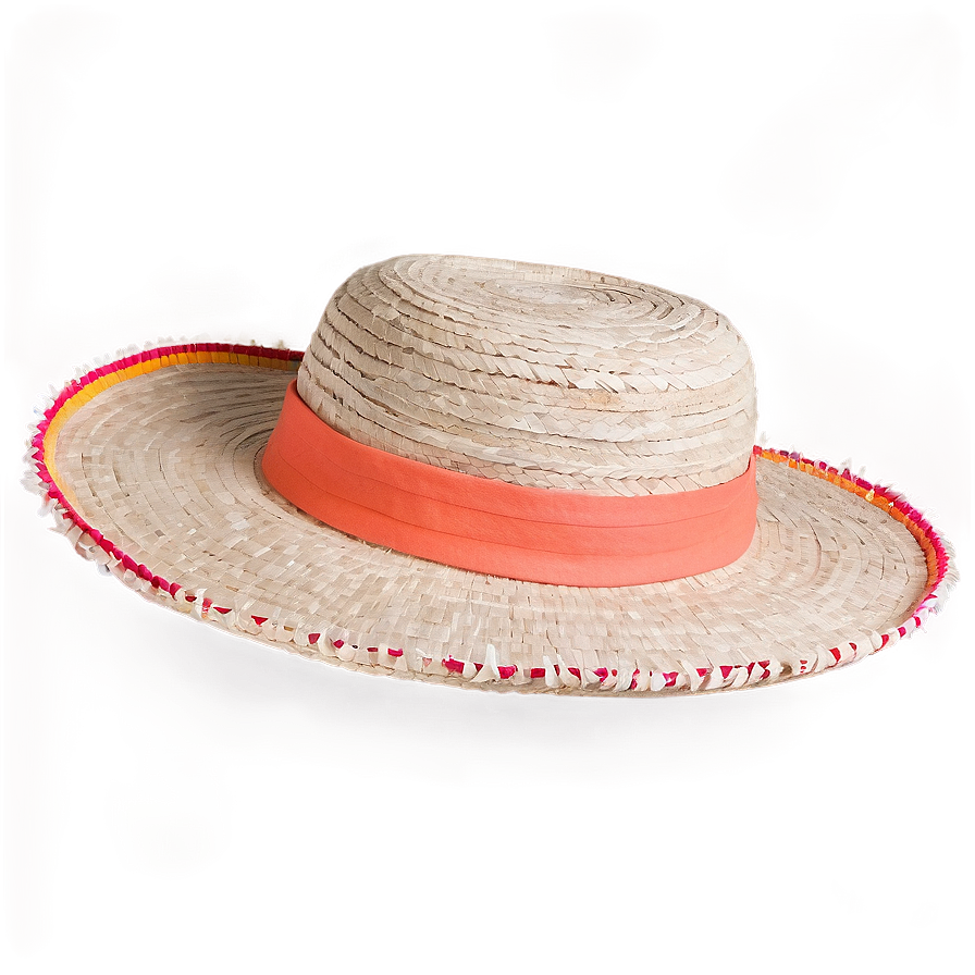 Beach Hat With Fringe Png 8