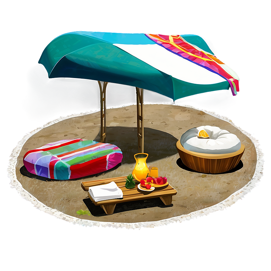 Beach Picnic Setup Png Udn