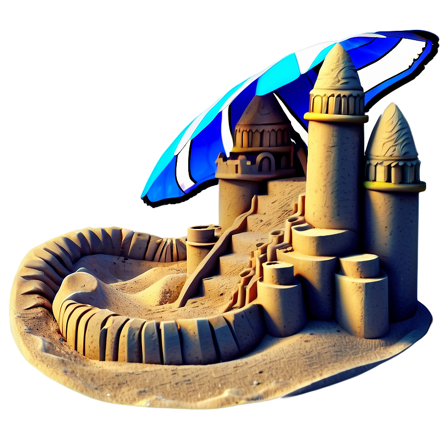 Beach Sand Castle Png 06132024