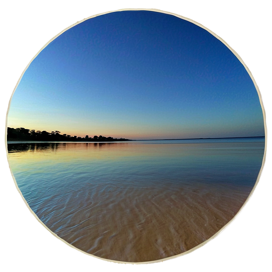 Beach Sunset Reflection Png 90