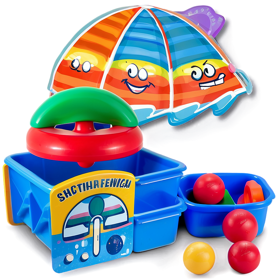 Beach Toys Storage Png Mop