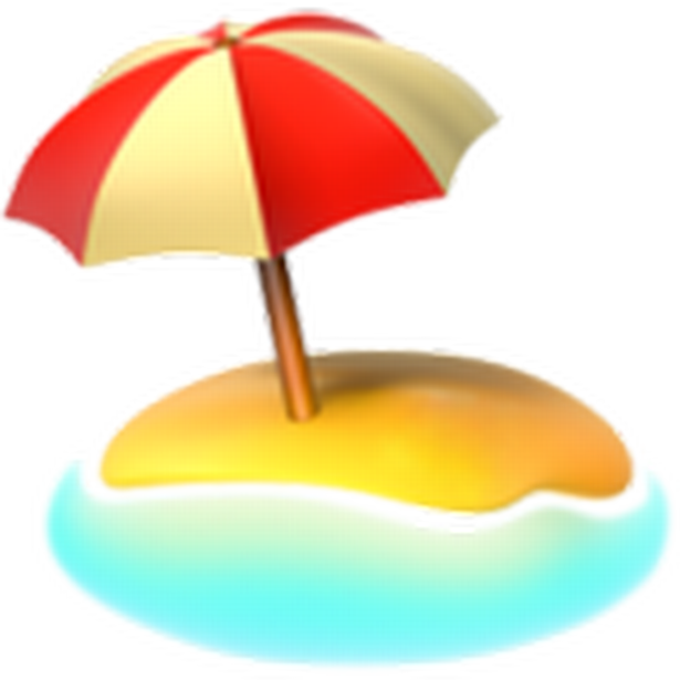 Beach Umbrella Emoji