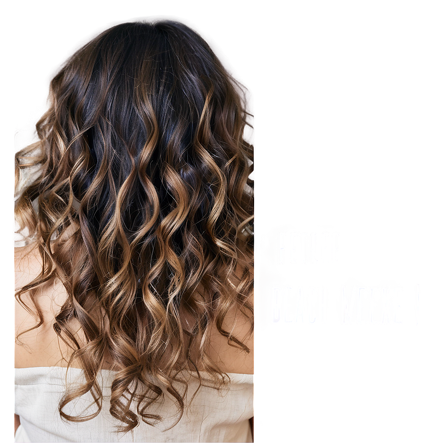 Beach Wave Perm Hair Png 06282024