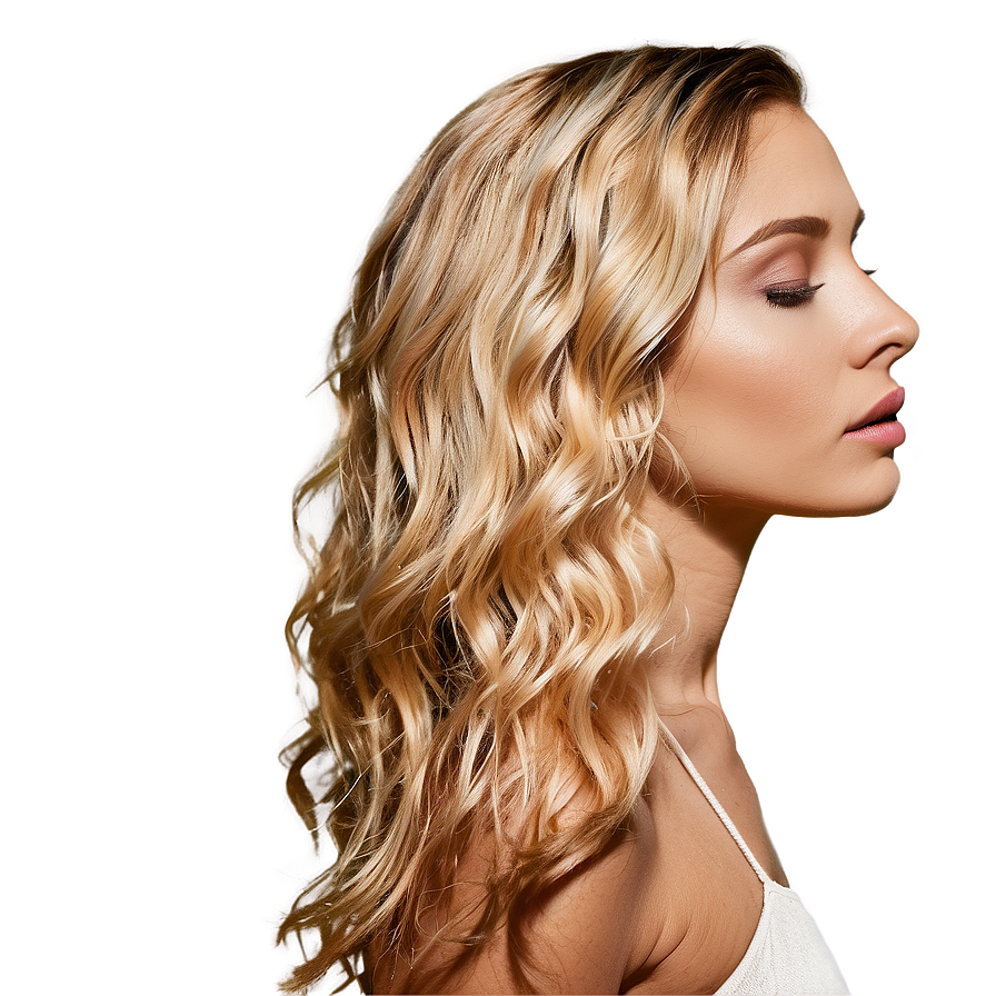 Beach Waves Blond Hair Png 53