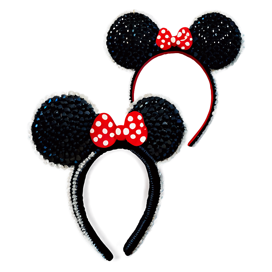 Beaded Minnie Mouse Ears Png Hoy