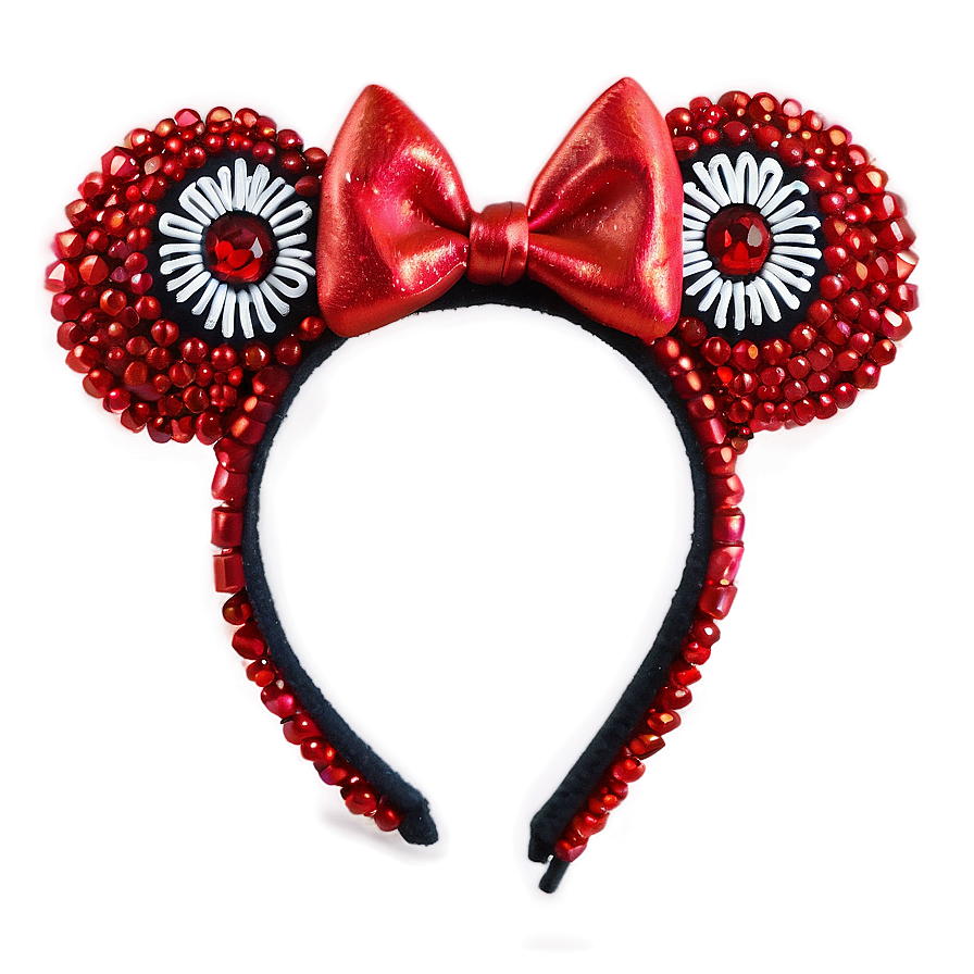 Beaded Minnie Mouse Ears Png Utx