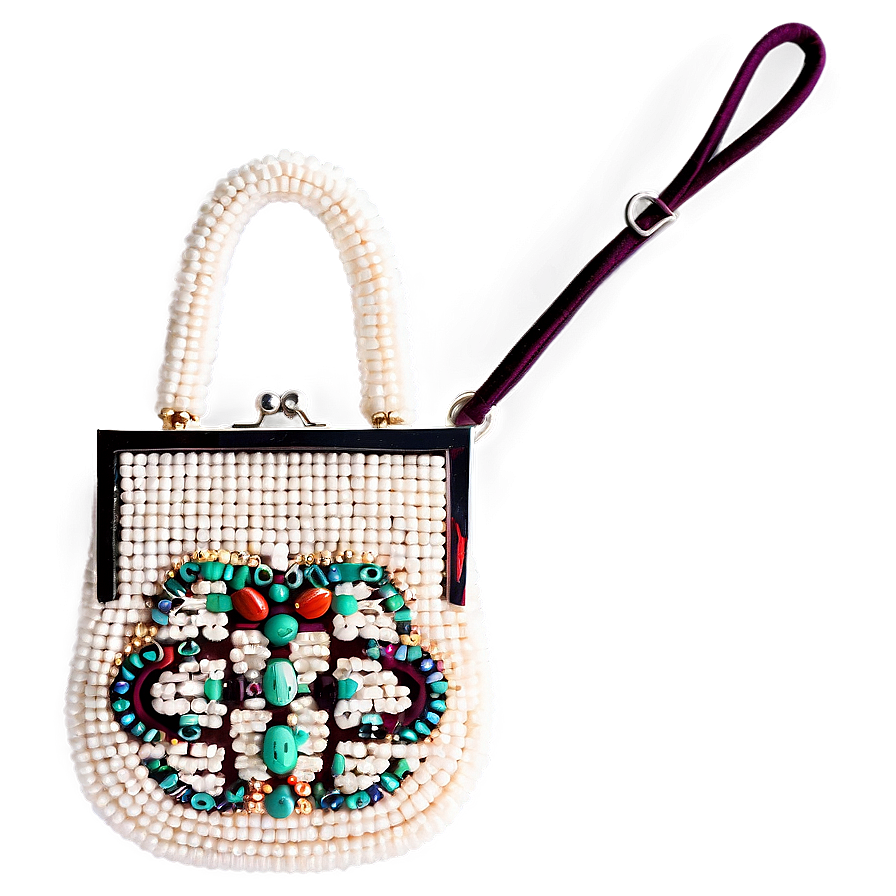 Beaded Purse Png 05242024