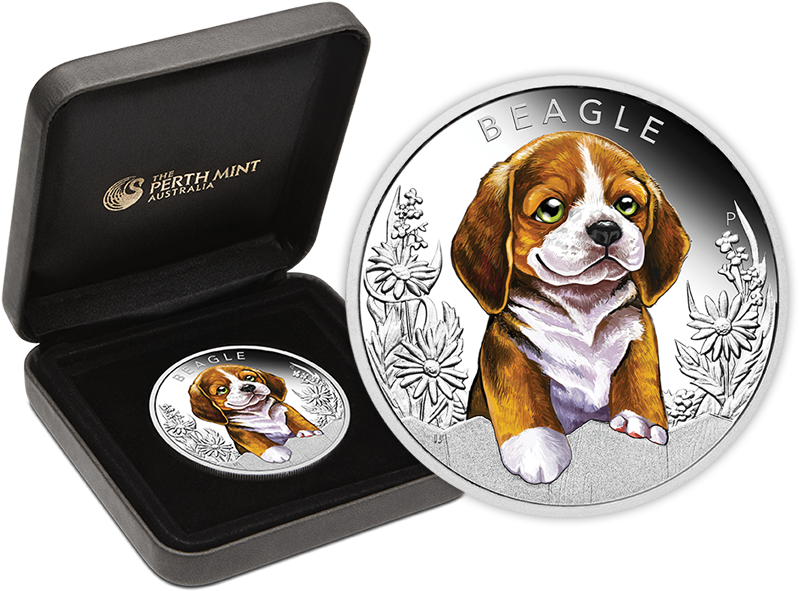 Beagle Commemorative Coin Perth Mint