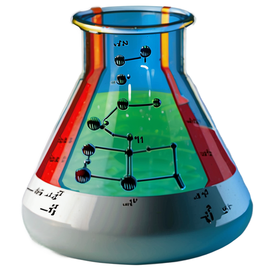 Beaker Filled With Chemicals Png Kxl58