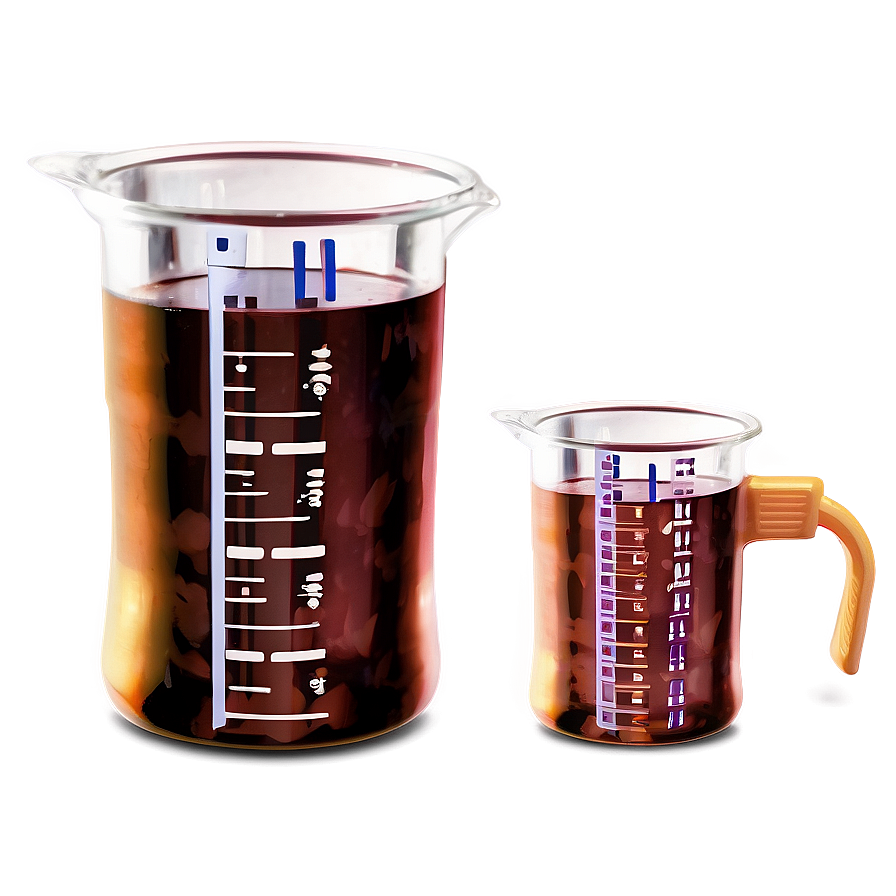 Beaker With Measurements Png 80