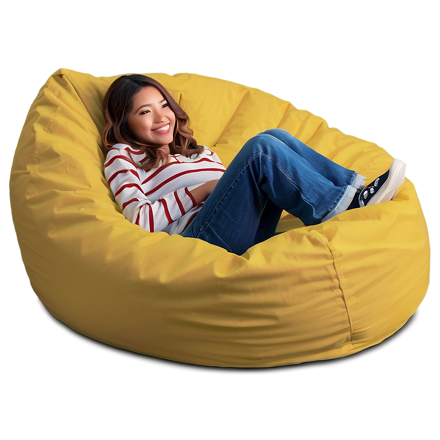 Beanbag For Dorm Room Comfort Png Esa