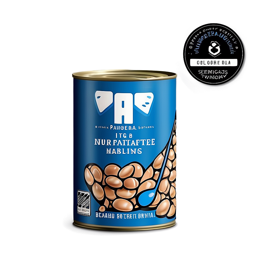 Beans Can With Label Png 06212024