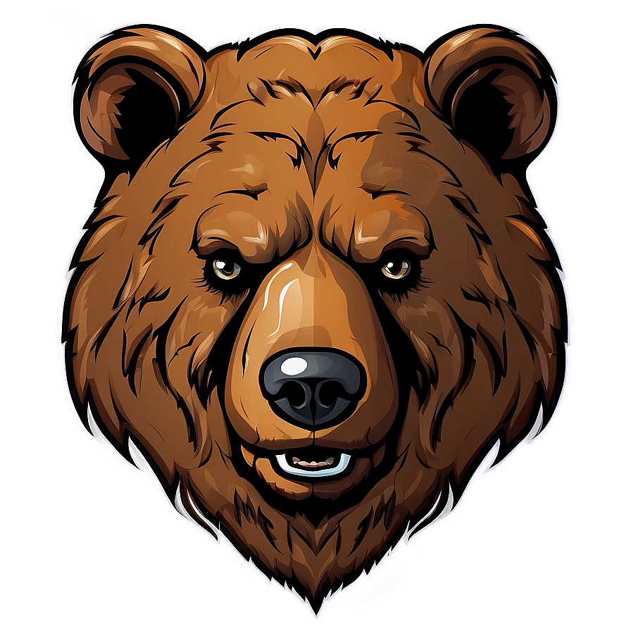 Bear Face For Logo Design Png 10