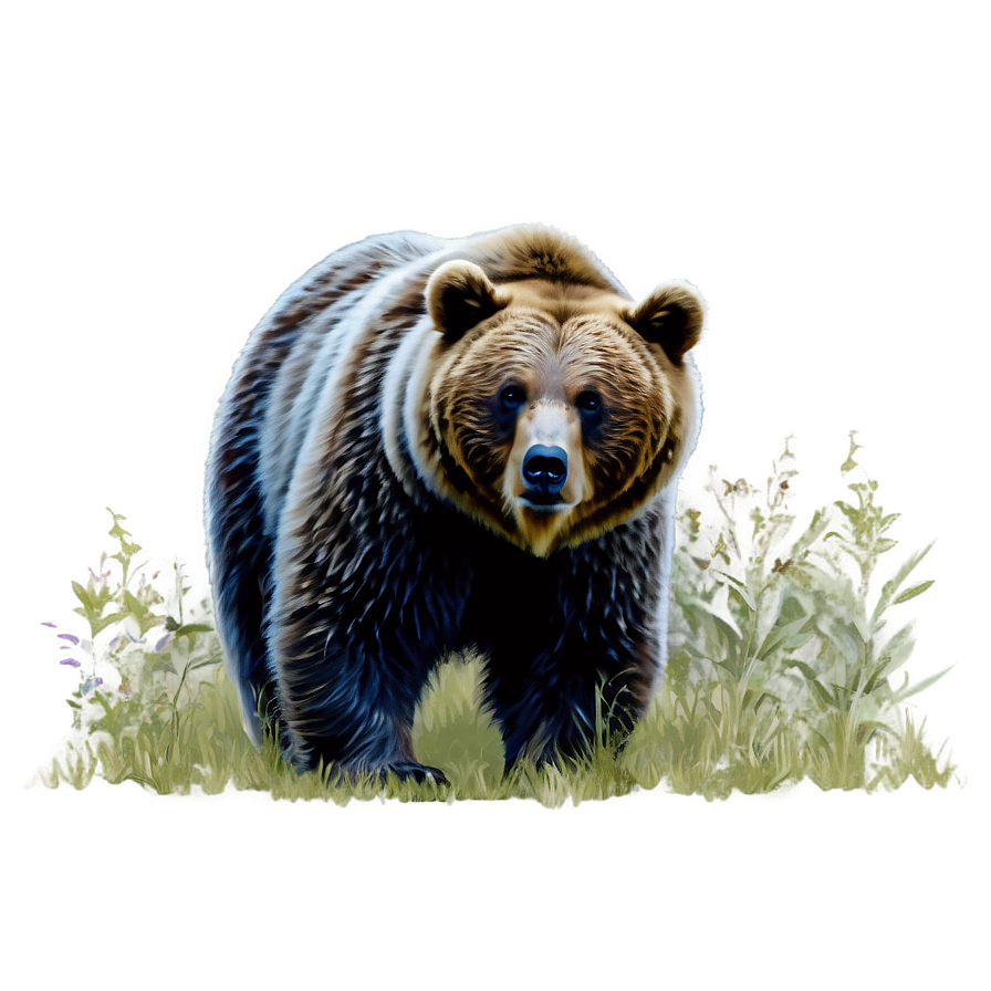 Bear Illustration Png Qco