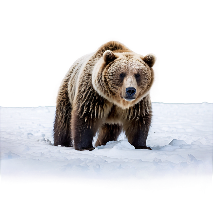 Bear In Snow Png Kqc