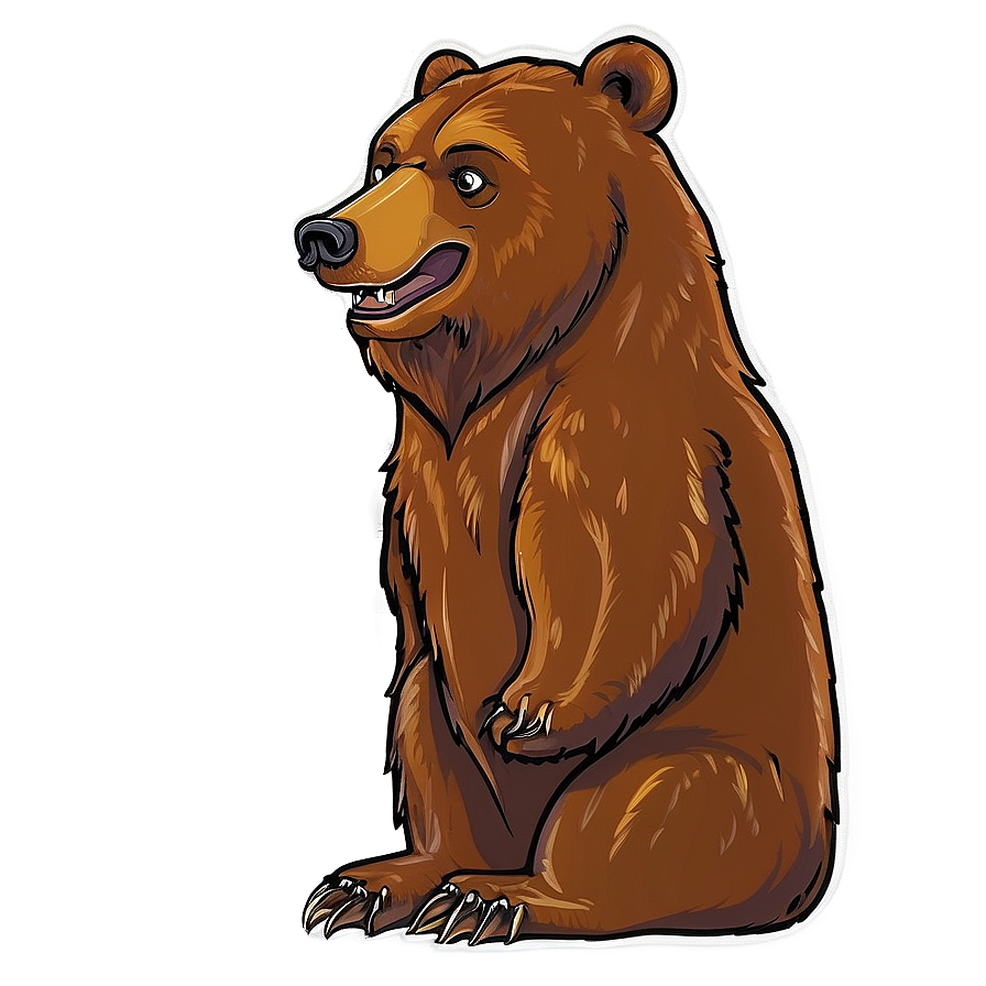 Bear Outline Png 05032024