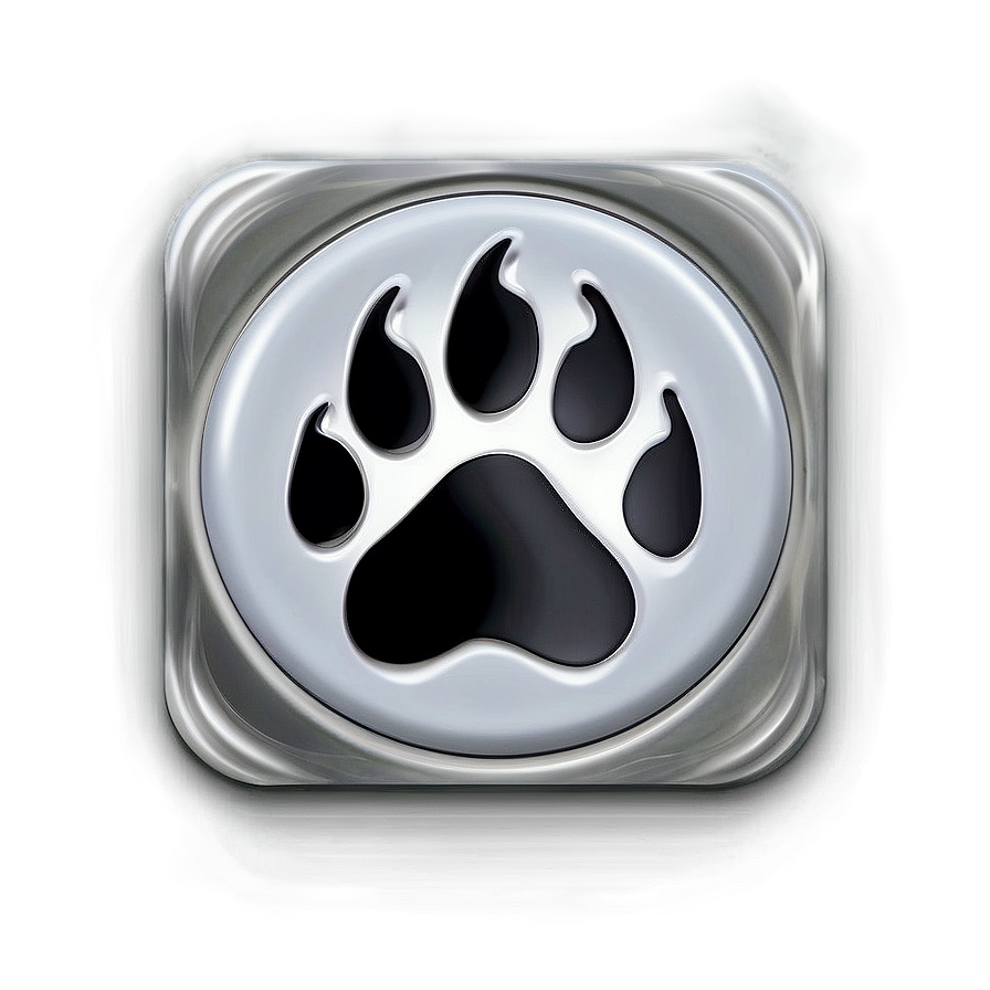 Bear Paw Button Png 4