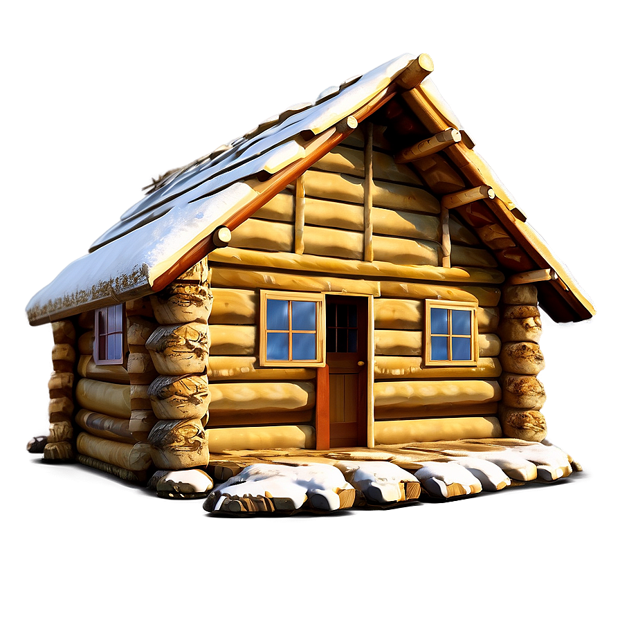 Bear's Log Cabin Png 27