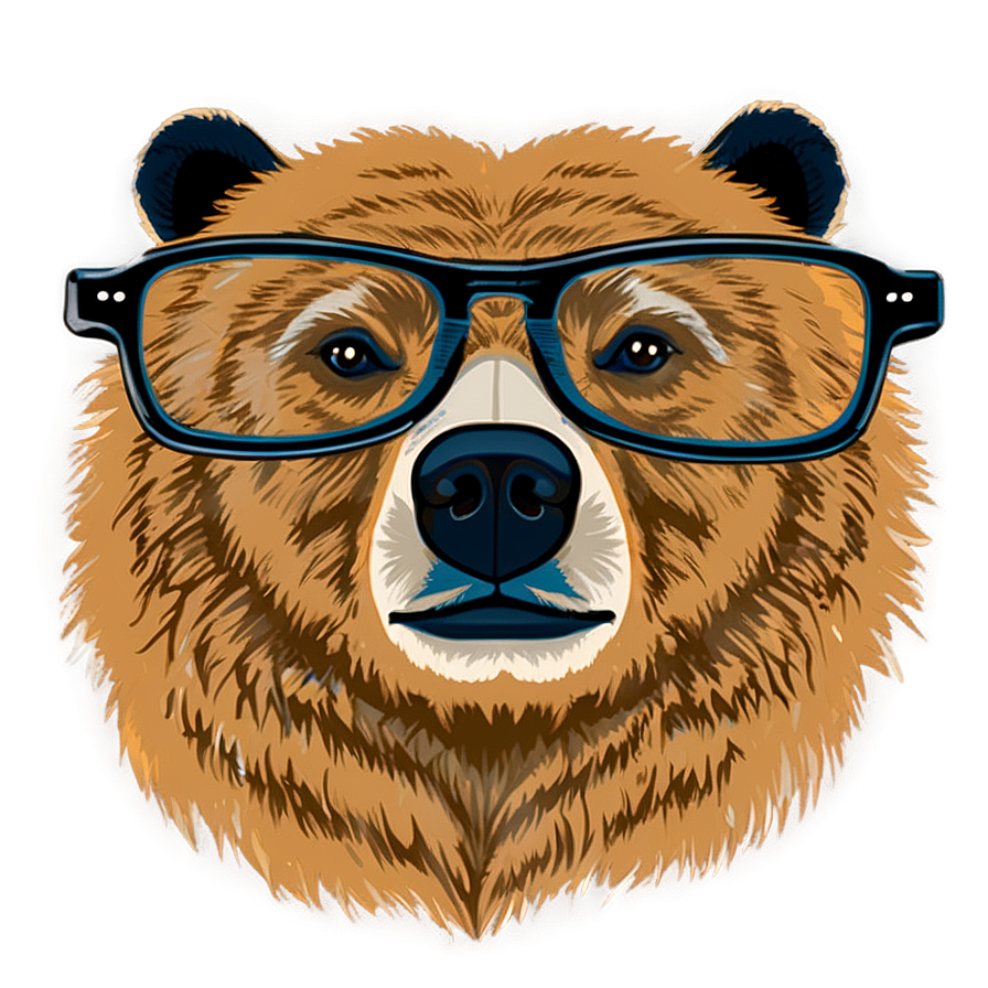 Bear With Glasses Png 84