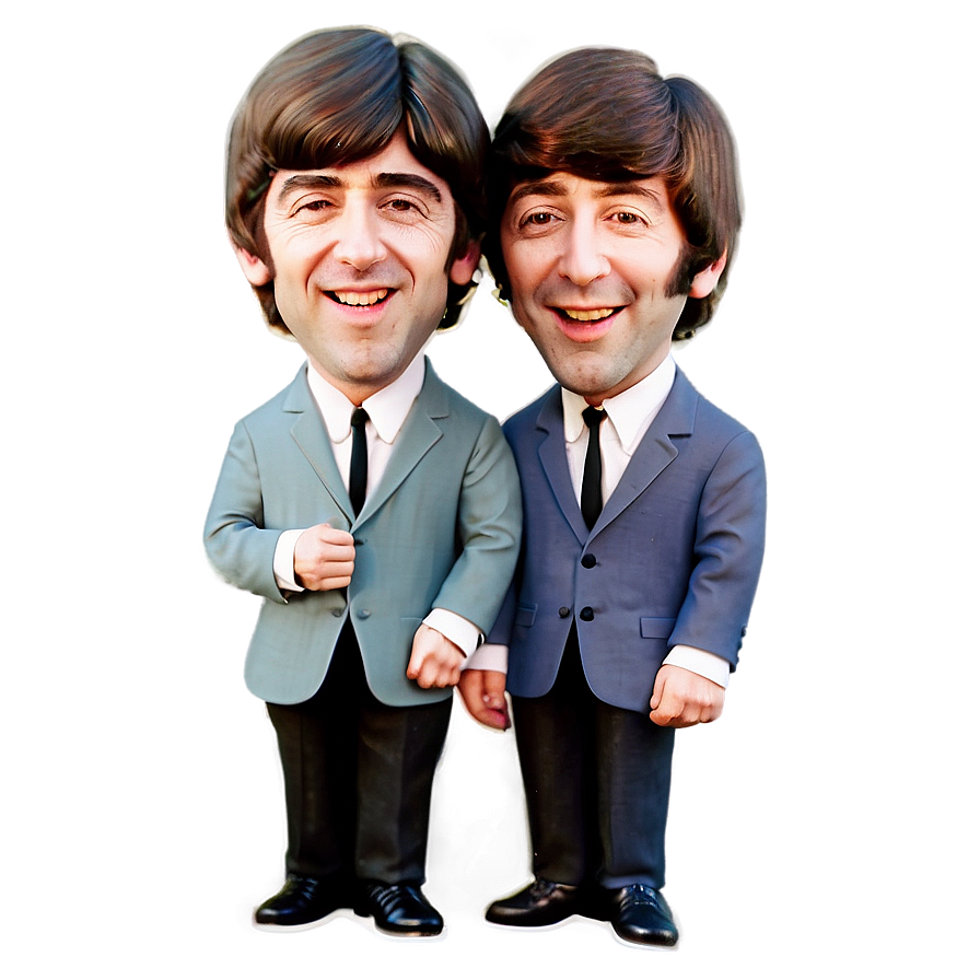 Beatles Cartoon Characters Png Bss25