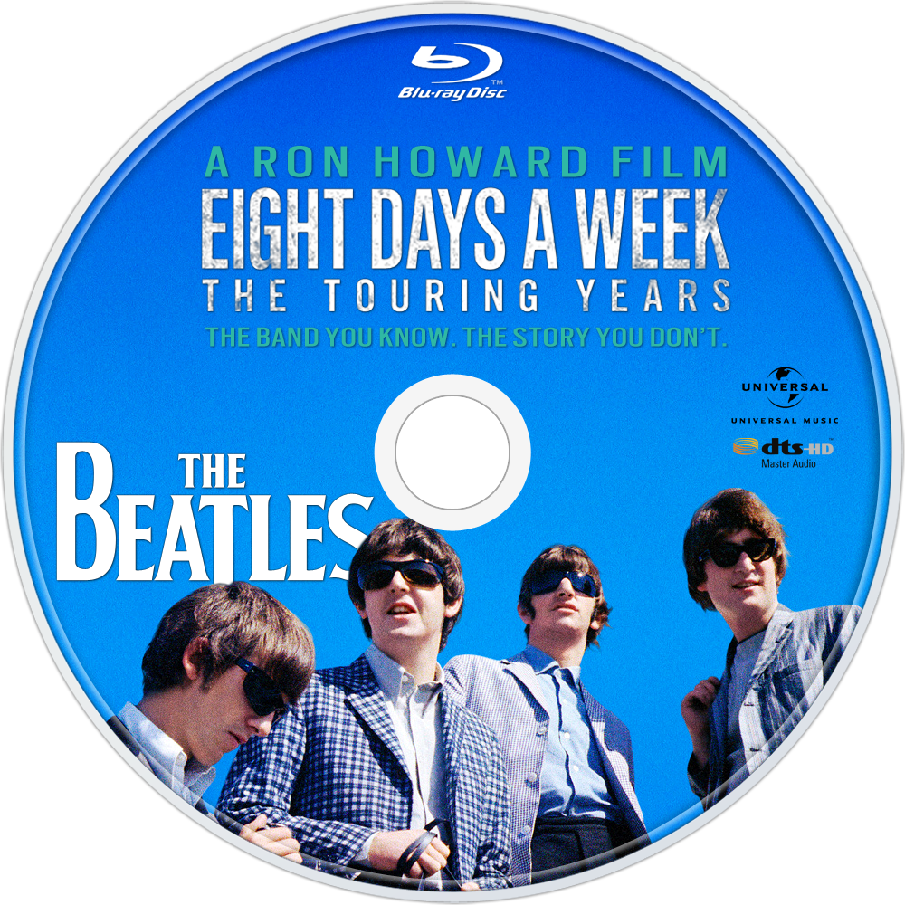 Beatles Eight Days A Week Blu Ray Disc