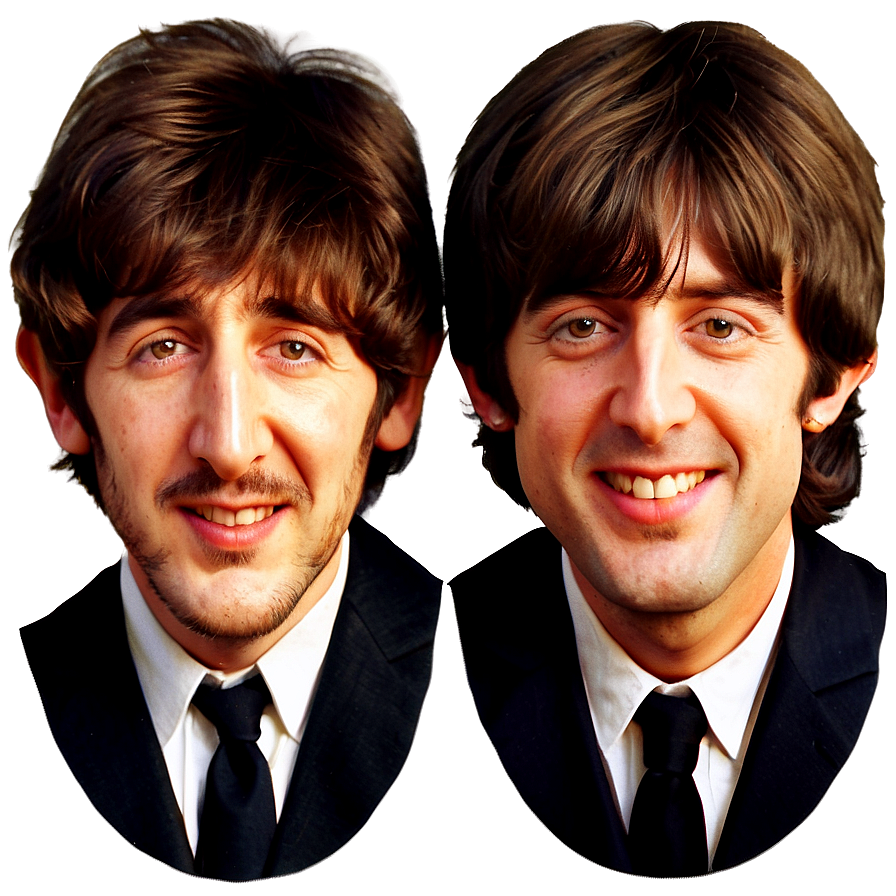 Beatles Members Caricature Png Utd51