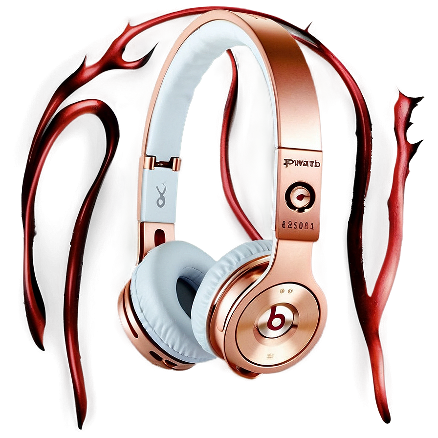 Beats Headphones Rose Gold Png 06122024 Image