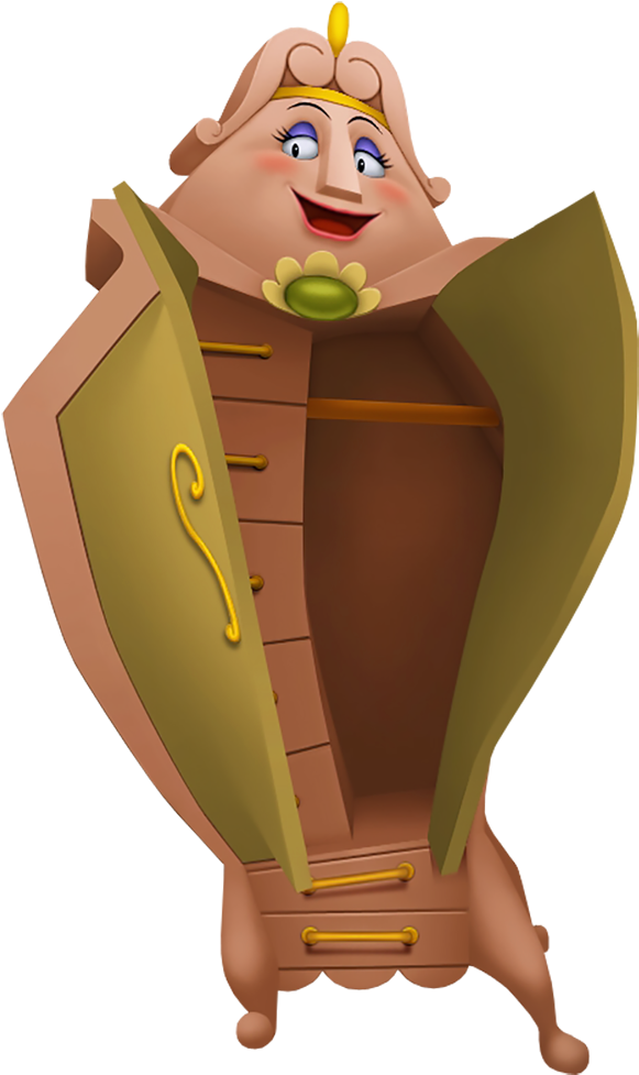 Beauty And The Beast Characters Png - Beauty And The Beast Characters Wardrobe, Transparent Png PNG with transparent background