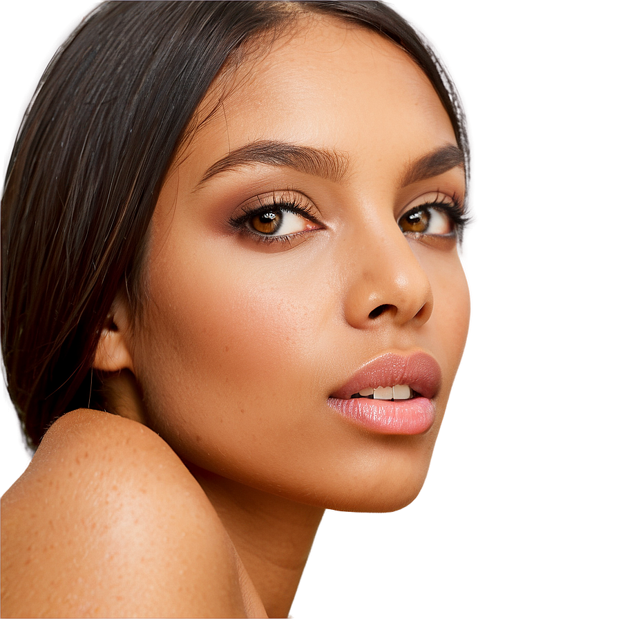 Beauty Model Natural Look Png 39