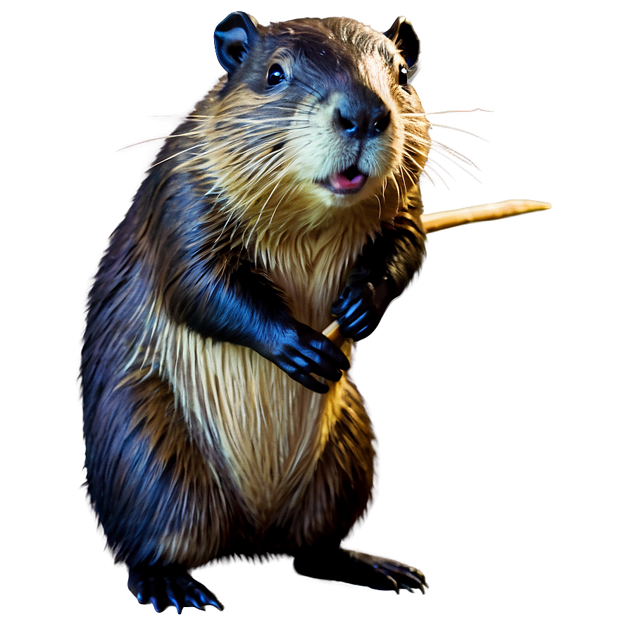 Beaver By Moonlight Png Qej31