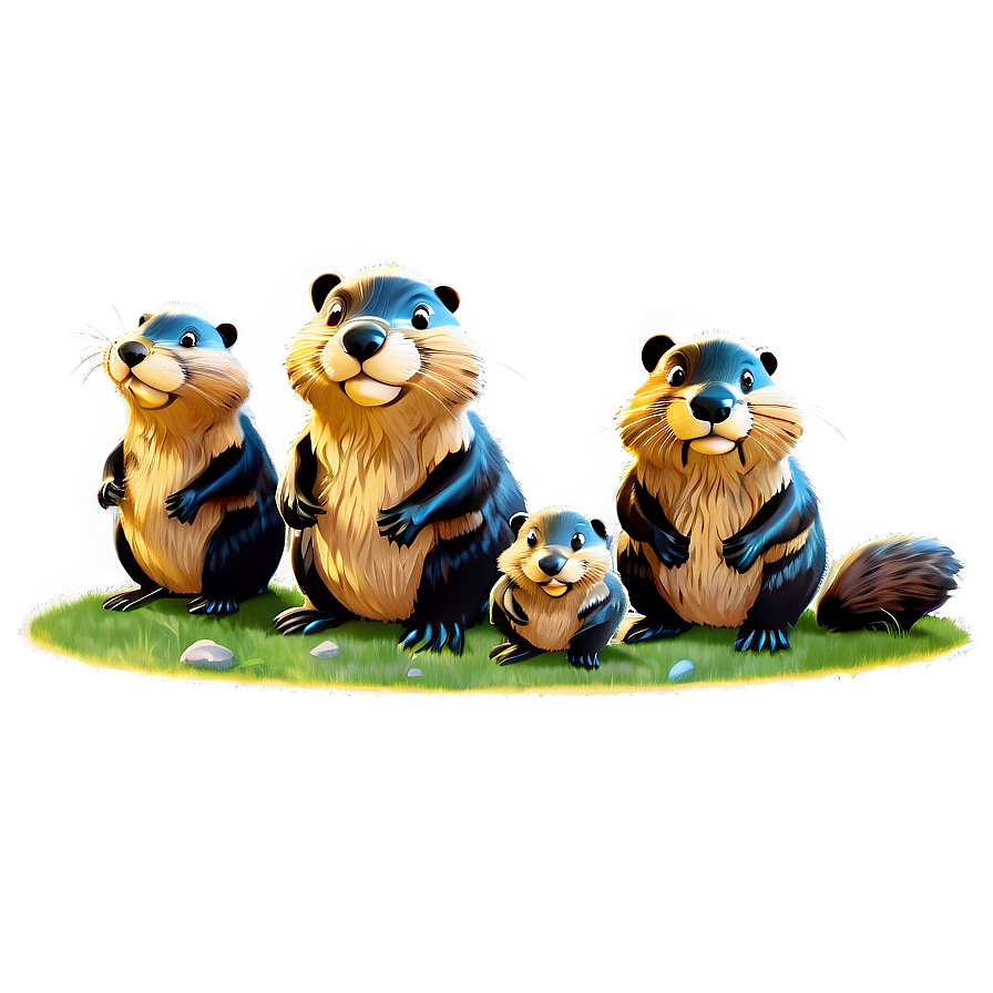 Beaver Family Clipart Png 34