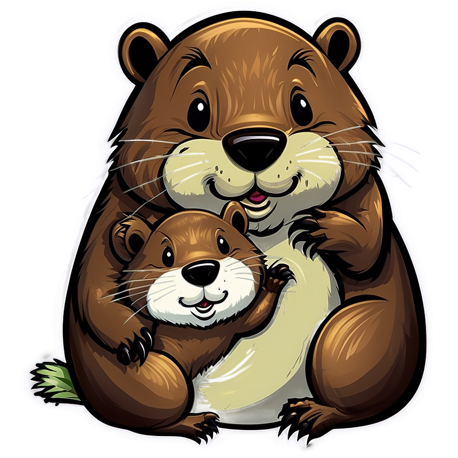 Beaver Family Clipart Png Cbe