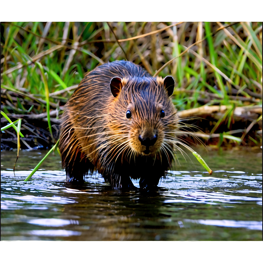 Beaver On Riverbank Png 60