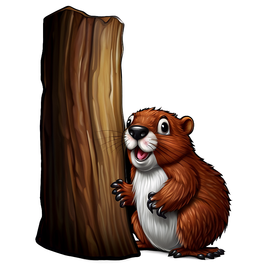 Beaver With Acorn Png Qxh