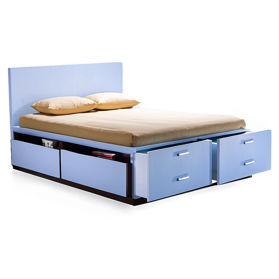 Bed With Drawers Underneath Png Jge