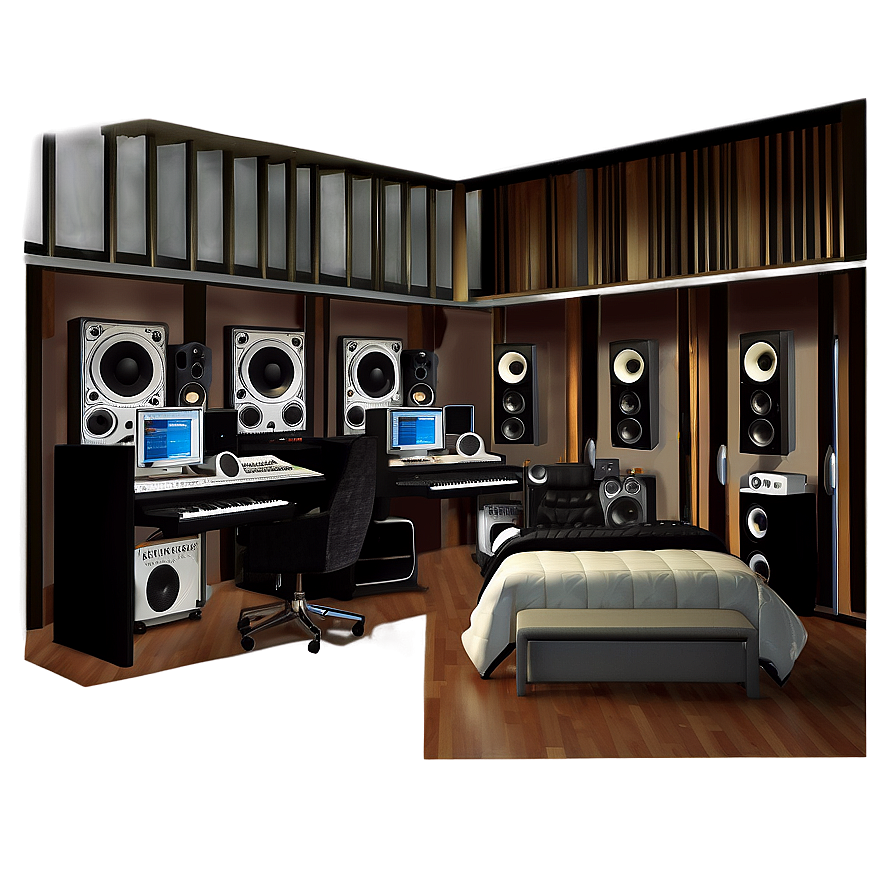 Bedroom Recording Studio Ideas PNG 44 PNG with transparent background