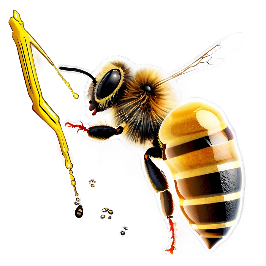 Bee And Honey Png Esg