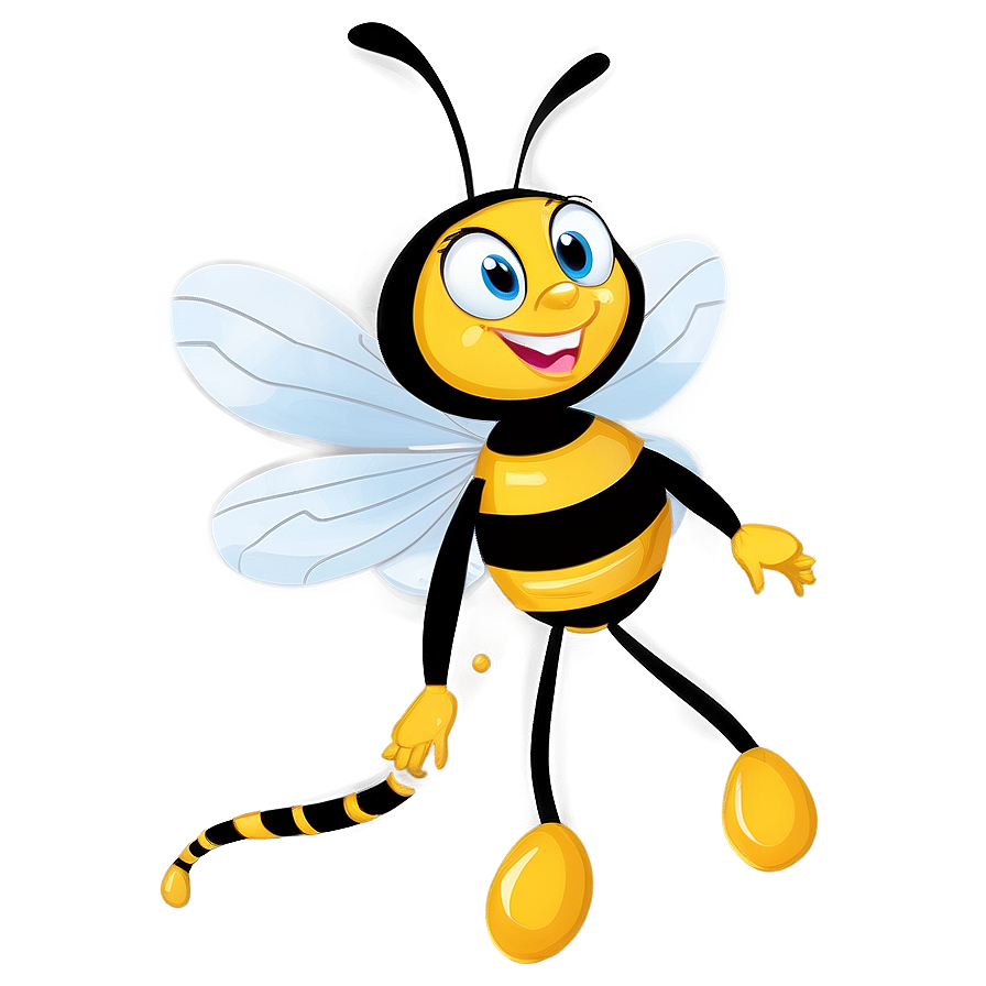 Bee Cartoon Character Png Muj39