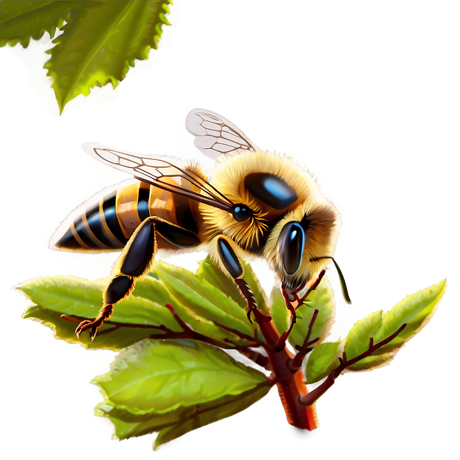 Bee In Nature Png 05232024