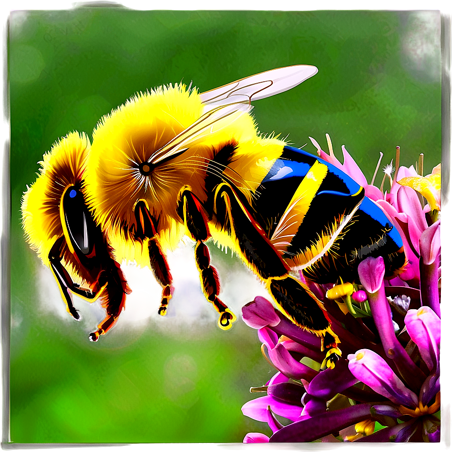 Bee Landscape Png Eqw42