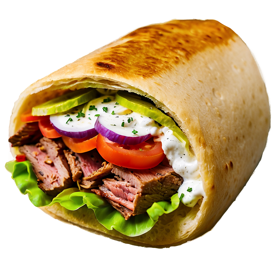 Beef Gyro Sandwich Png Yna59